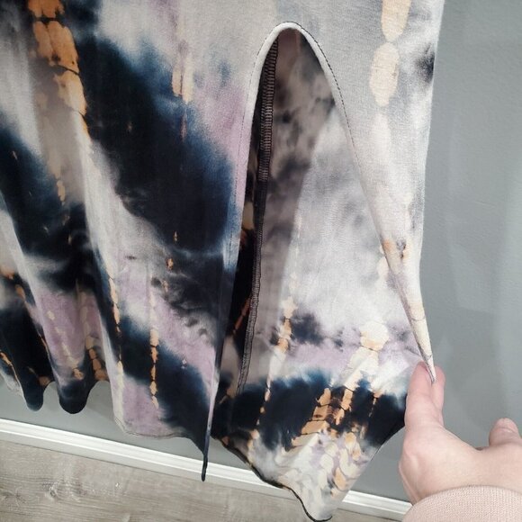 Peyton Jensen Women's Tie-Dye Cece Cami  Maxi Dress Sleeveless V-Neck Boho Sz XS - Picture 5 of 14